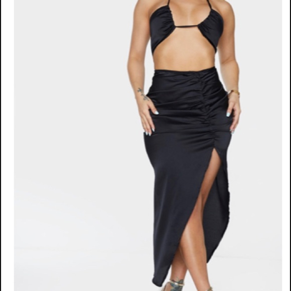 Ruched Mini Dress